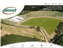 Tablet Screenshot of biovet.com.br